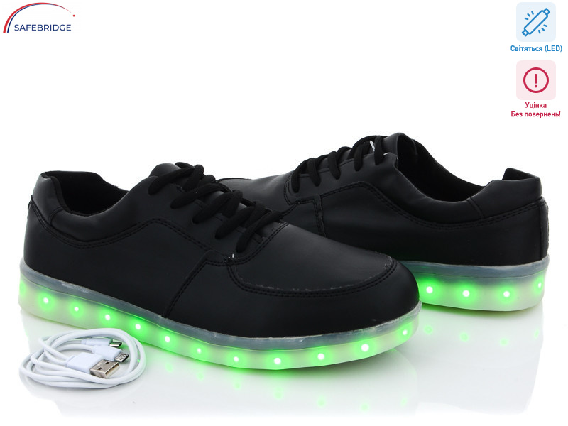 УЦЕНКА 2017L-1 black Led, 6 (41-46), <strong>390</strong>, демісезон