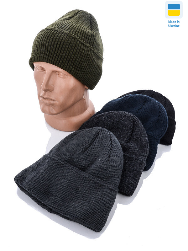 Шапка з відворотом mix, 5 (One size), <strong>83</strong>, зима