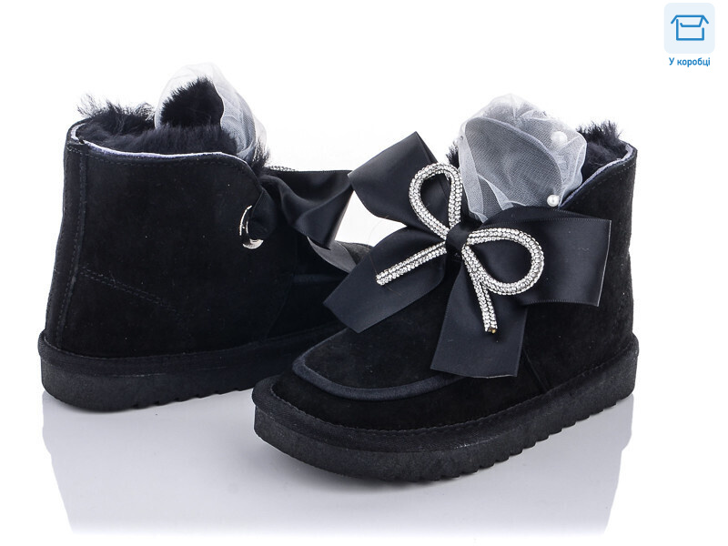 L5655 чорний бант, 10 (27-36), <strong>1080</strong>, зима