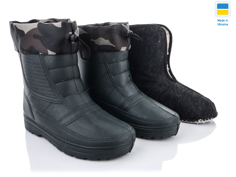 DS ГП05 сапог піна з носком зелений, 5 (41-45), <strong>235</strong>, зима