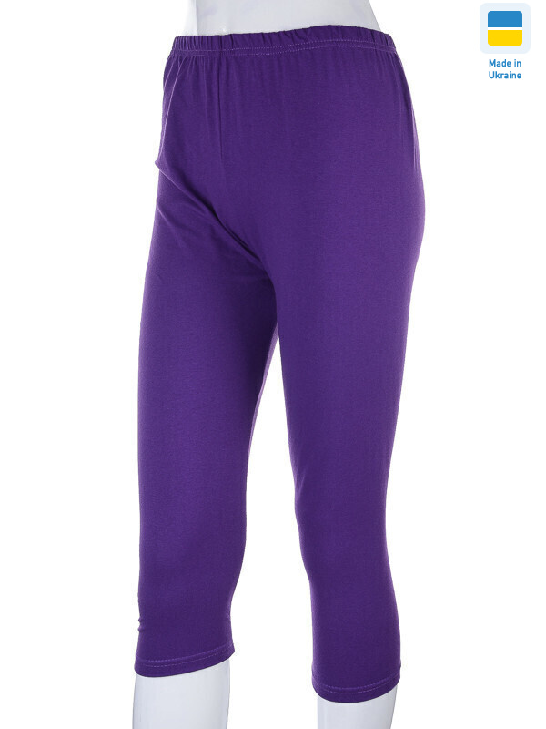 Бриджі х/б фіолетовий 5XL, 2 (One size), <strong>175</strong>, літо