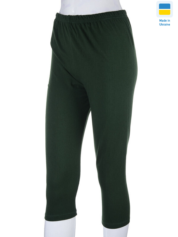 Бриджі х/б зелений5XL, 2 (One size), <strong>175</strong>, літо