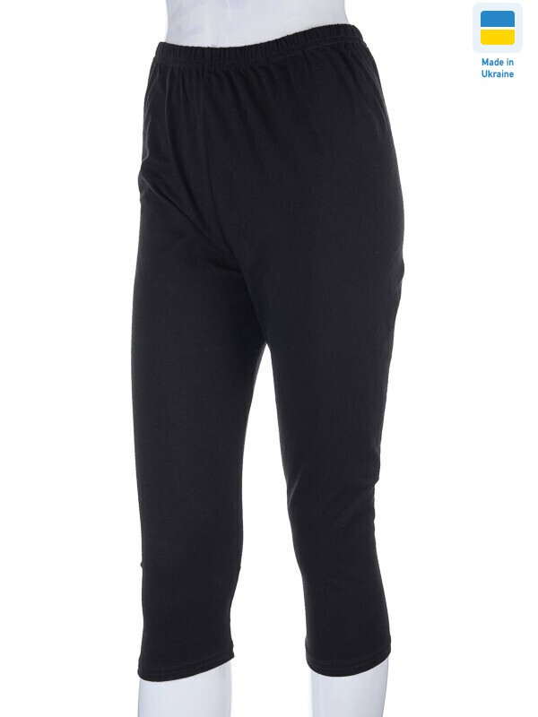 Бриджі х/б чорний 5XL, 2 (One size), <strong>175</strong>, літо