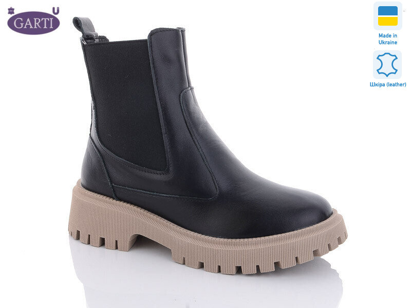 361 шкіра чорно-беж хутро, 6 (36-40), <strong>1040</strong>, зима