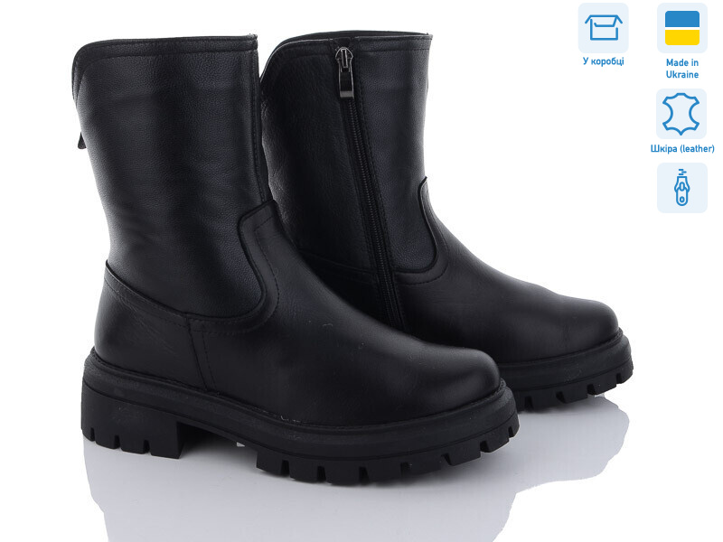 934 чорний, 6 (38-43), <strong>1690</strong>, зима