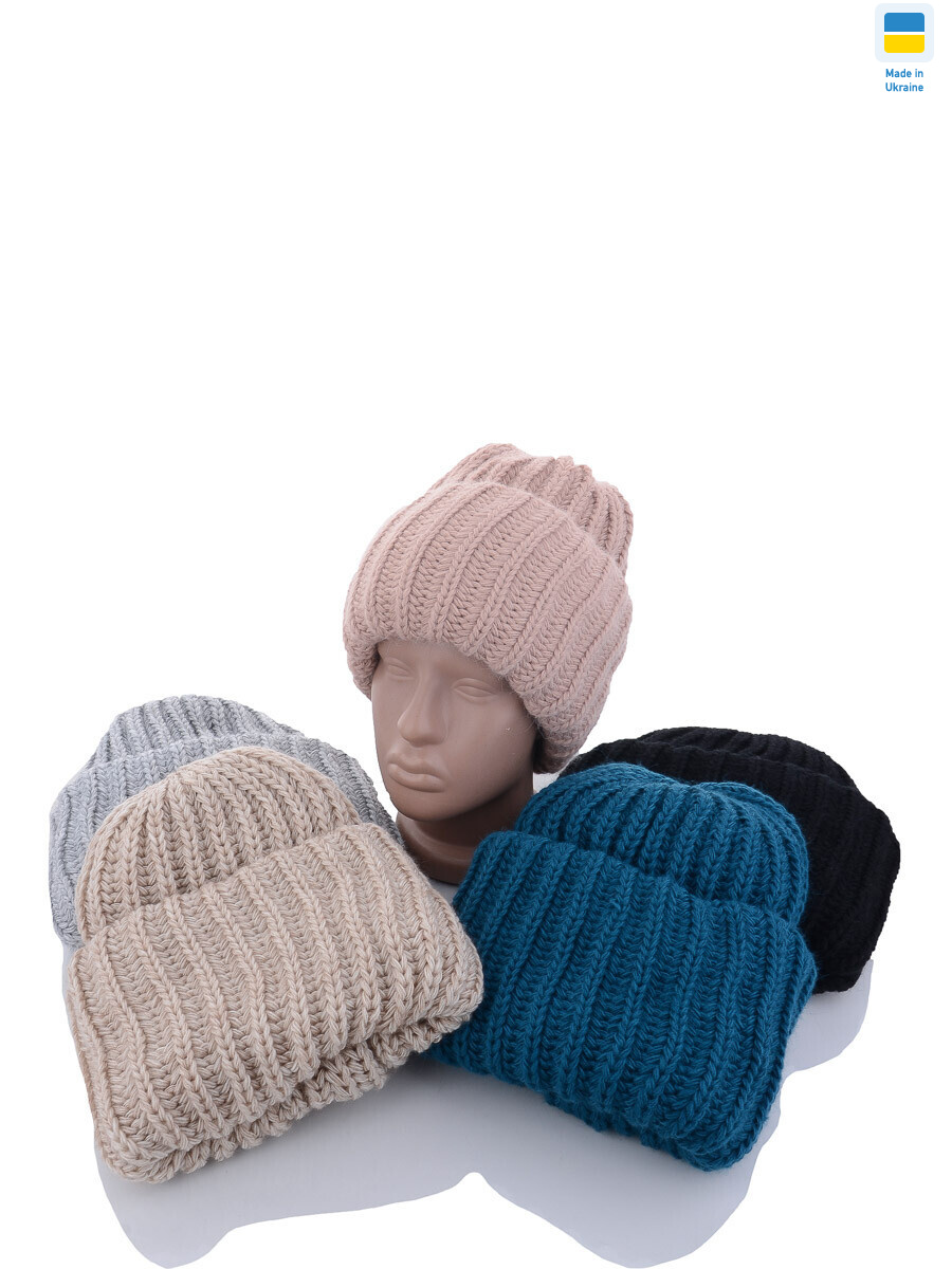Шапка жіноча B002 mix, 5 (One size), <strong>240</strong>, зима