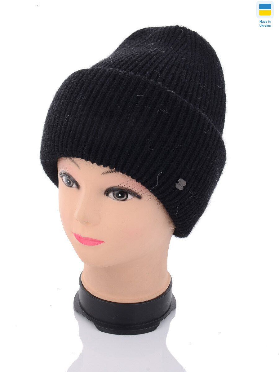 Ангора на флісі 2358-5 black, 2 (56-60), <strong>250</strong>, зима