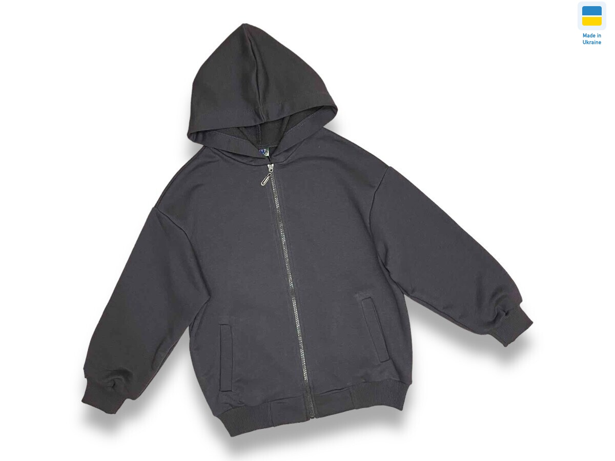 2328 grey (134-158) худі, 5 (S-2XL), <strong>11</strong>, демісезон