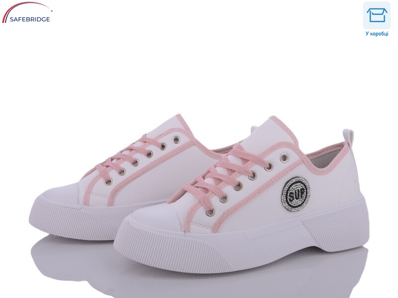 17-4 білий-рожевий, 8 (36-41), <strong>240</strong>, демісезон