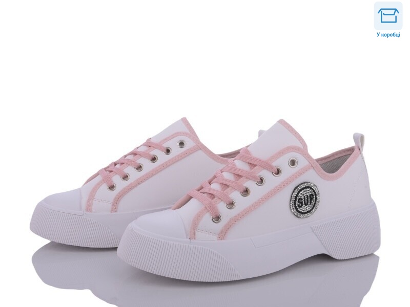 17-4 білий-рожевий, 8 (36-41), <strong>240</strong>, демісезон