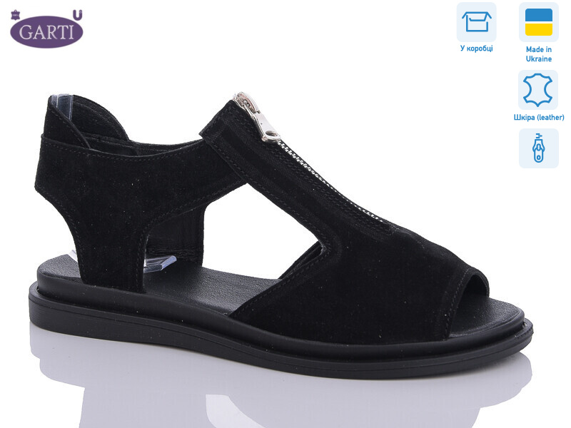 0127 чорний замш, 6 (36-40), <strong>550</strong>, літо