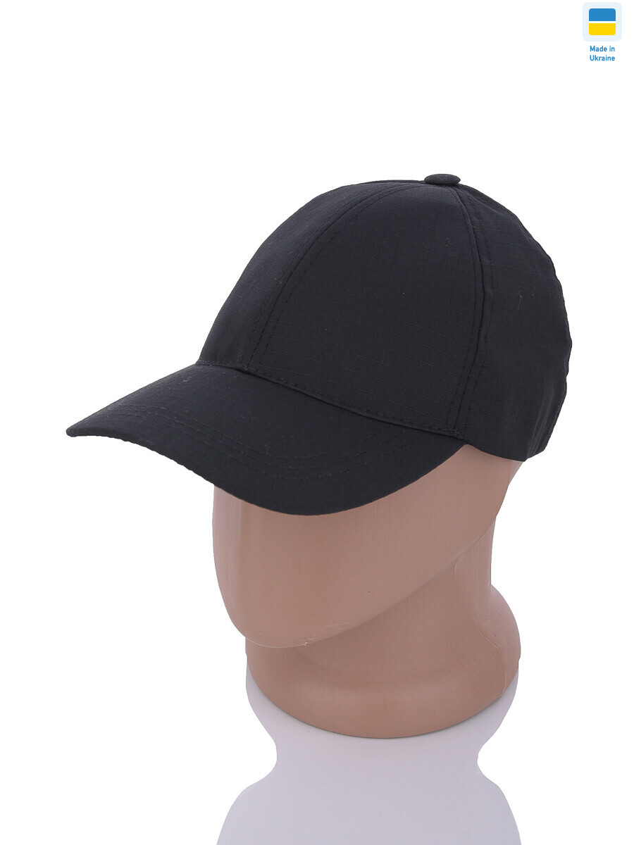 Бейсболка чиста 001-1 чорний, 5 (One size), <strong>165</strong>, демісезон