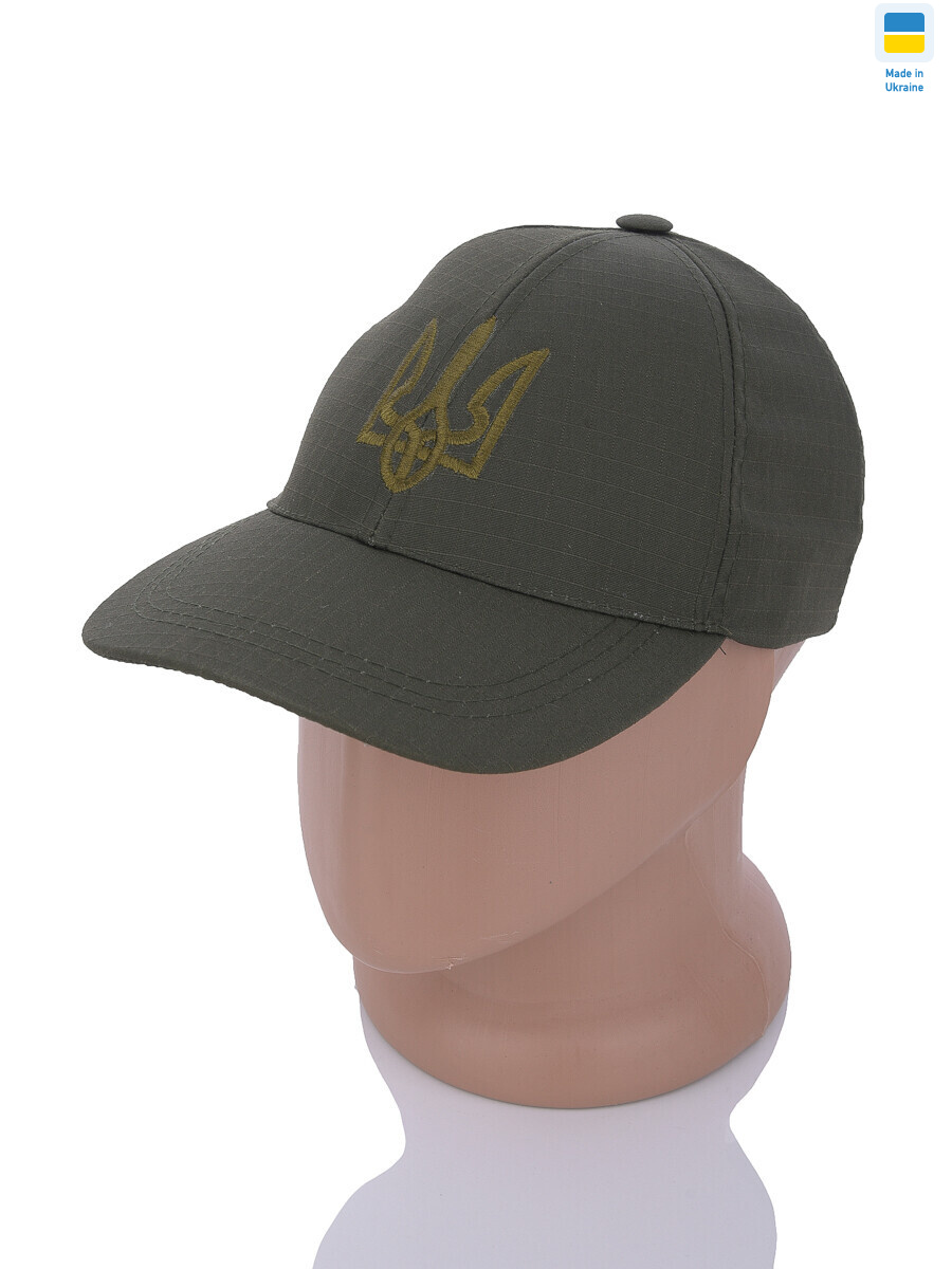 Бейсболка тризуб 003-1 зелений, 5 (One size), <strong>185</strong>, демісезон