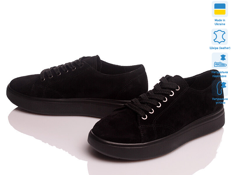 VARTAN 1448 чорний замш, 6 (36-41), <strong>1155</strong>, демісезон