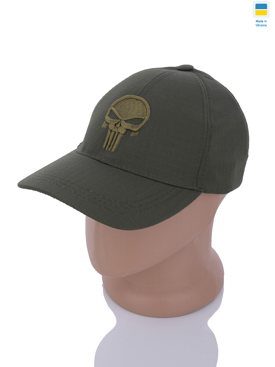 Бейсболка з вишивкою ріп-стоп 001-1 зелений, 5 (One size), <strong>185</strong>, демісезон