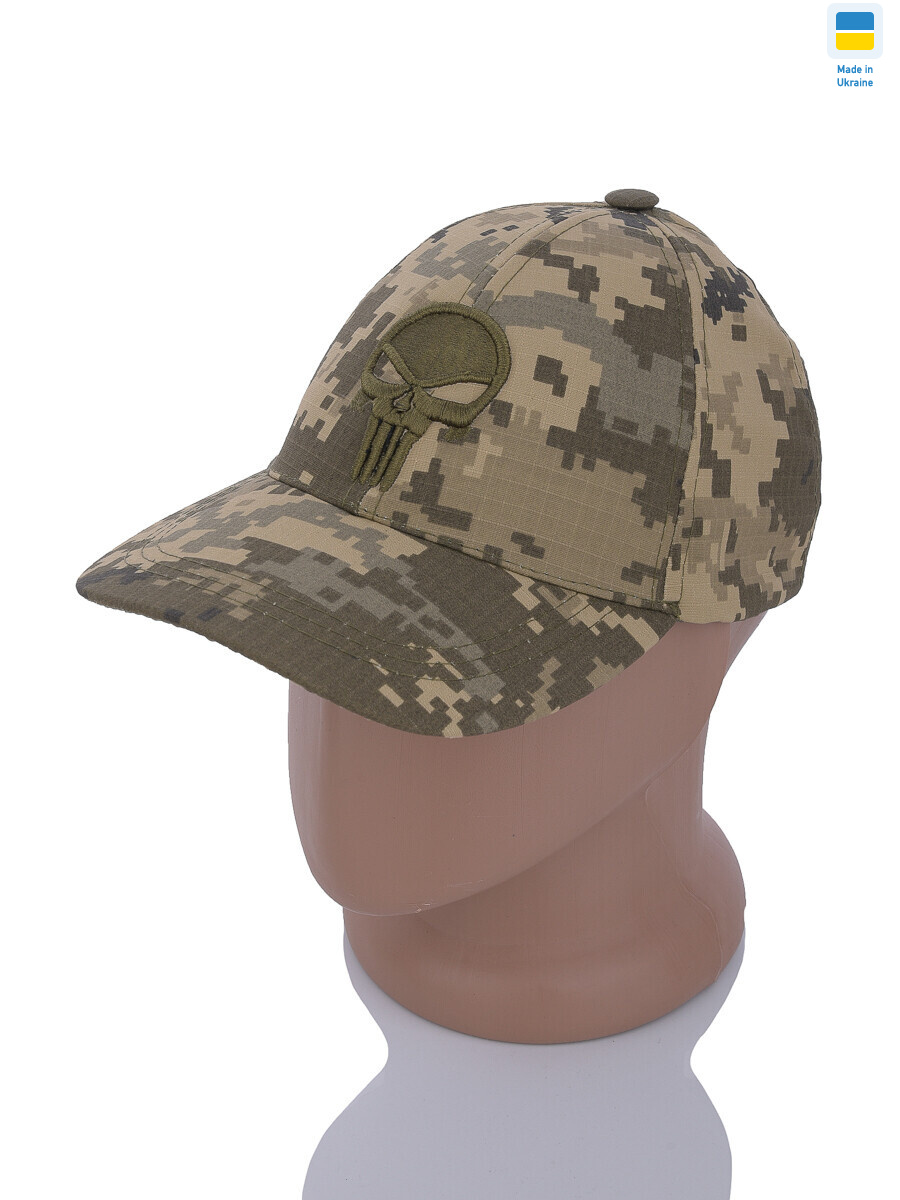 Бейсболка з вишивкою ріп-стоп 001-2 хакі, 5 (One size), <strong>185</strong>, демісезон