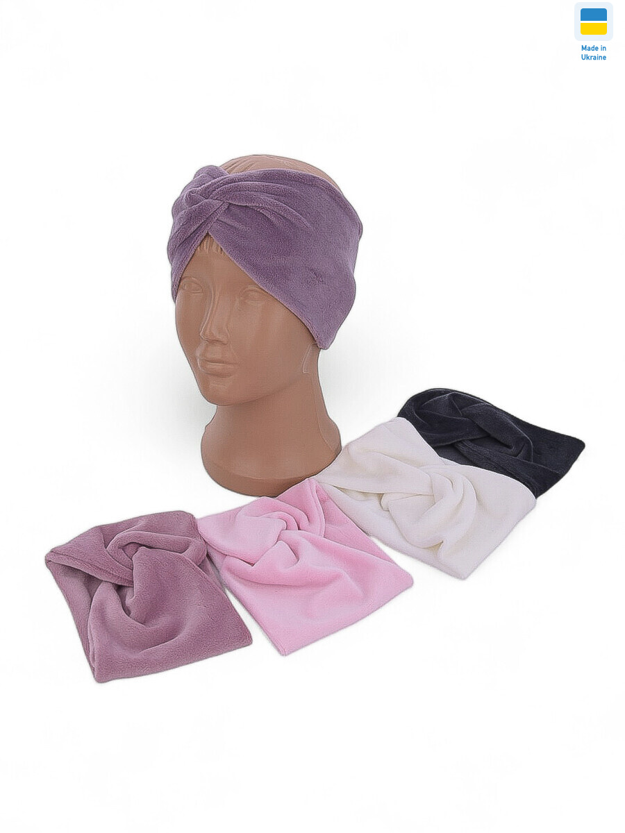 Пов'язка дівчинка велюр 003-5 mix, 5 (One size), <strong>70</strong>, демісезон