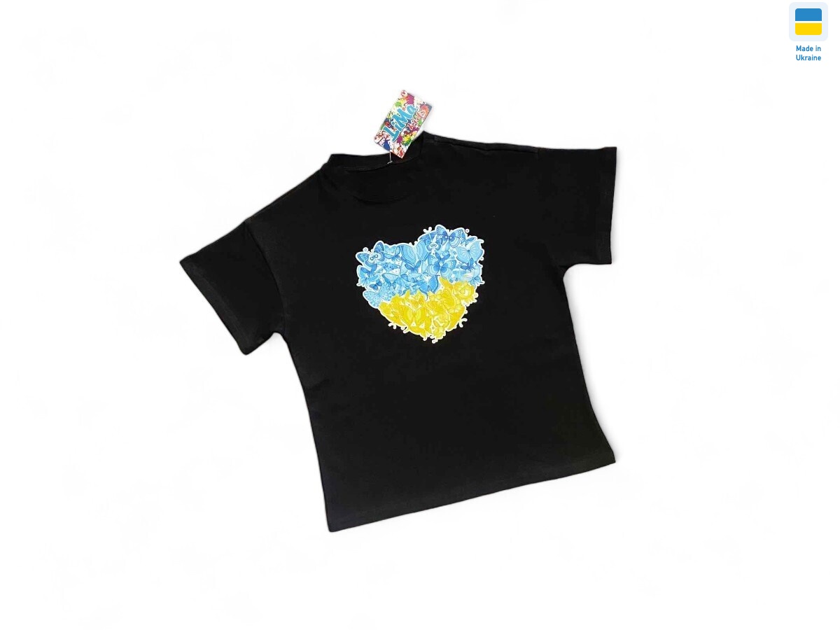 2216 серце чорний (134-158), 5 (S-2XL), <strong>195</strong>, літо