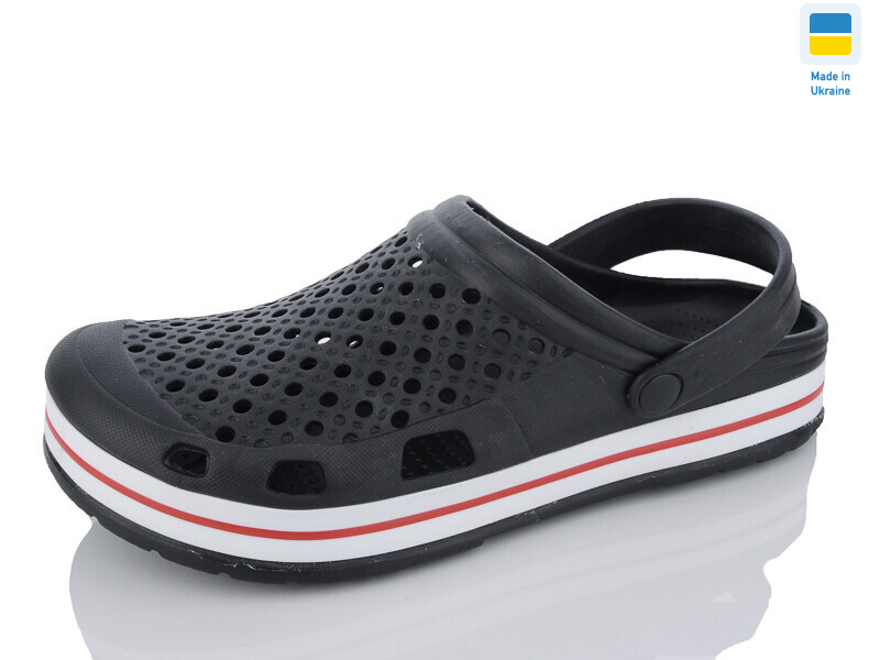 Верта М51 чорний с білою смужкою, 6 (41-46), <strong>180</strong>, літо