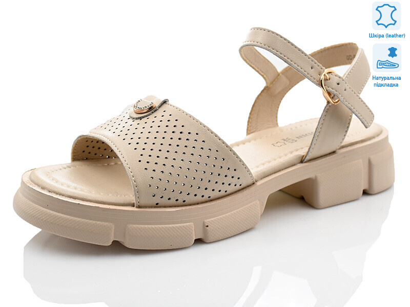 FL016 Beige, 8 (36-41), <strong>19.8</strong>, літо