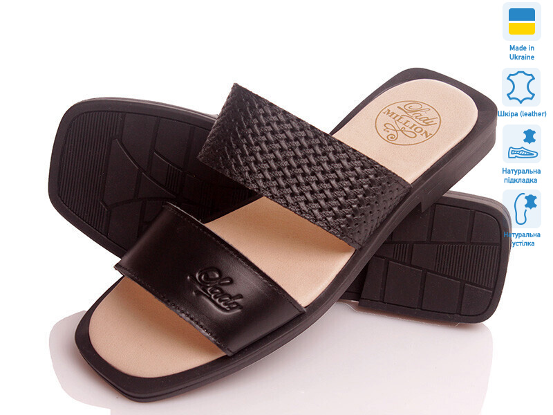 Paradize L65 чорний шкіра, 8 (36-40), <strong>546</strong>, літо