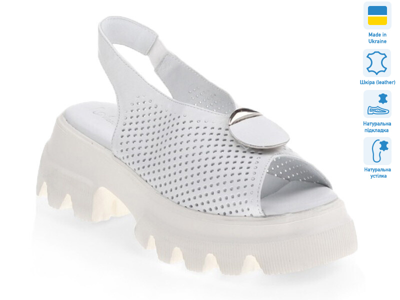 Prime 0061-04 біл шкіра літо 2022 BEYAZ, 8 (36-41), <strong>639</strong>, літо