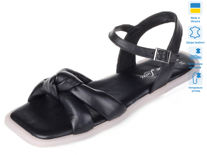 Prime 1310-52 чорний шкіра літо 2021, 8 (36-41), <strong>525</strong>, літо