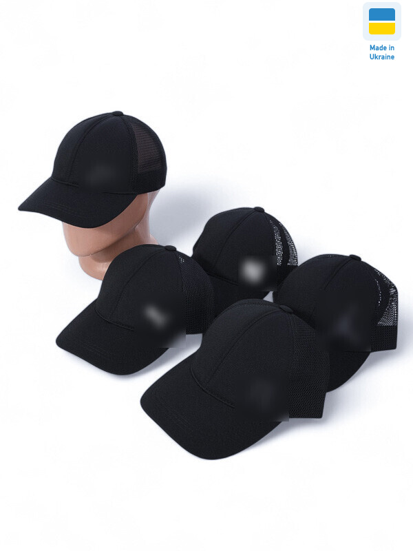 Кепка з сіткою та накатом 001-2 mix, 5 (One size), <strong>155</strong>, літо