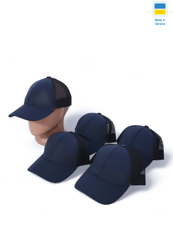 Кепка з сіткою та накатом 001-6 mix, 5 (One size), <strong>155</strong>, літо