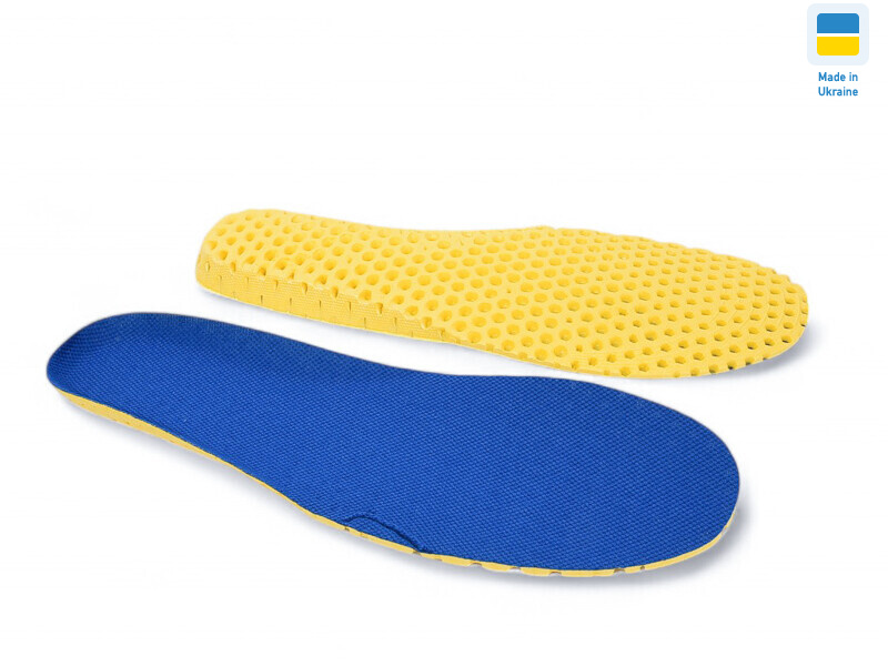 Устілка кросівочна обрізна синій (45р), 50 (One size), <strong>38</strong>, демісезон