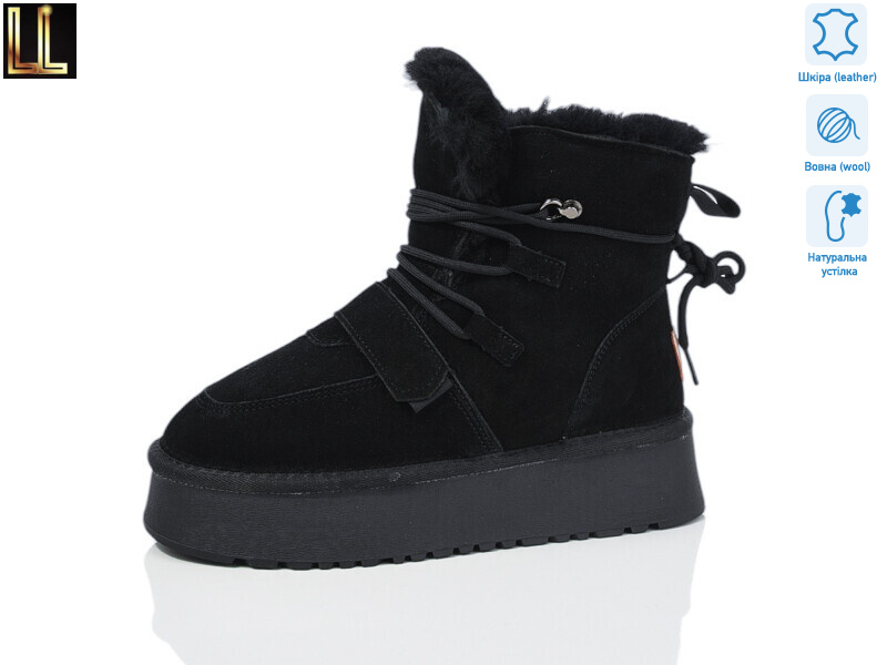 L952-2A black, 8 (36-41), <strong>890</strong>, зима