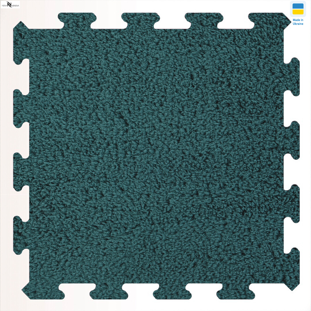 Килимок пазл товщина 2 см (31x31см) 001-1 green, 12 (One size), <strong>90</strong>