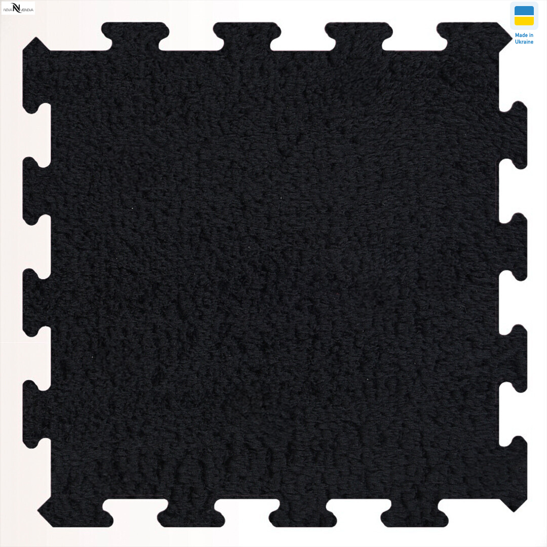 Килимок пазл товщина 2 см (31x31см) 001-4 black, 12 (One size), <strong>90</strong>