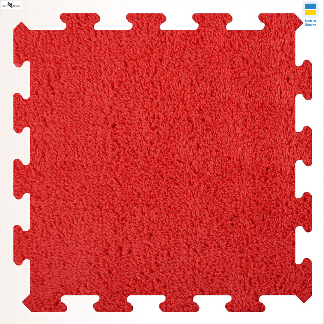 Килимок пазл товщина 2 см (31x31см) 001-6 red, 12 (One size), <strong>90</strong>