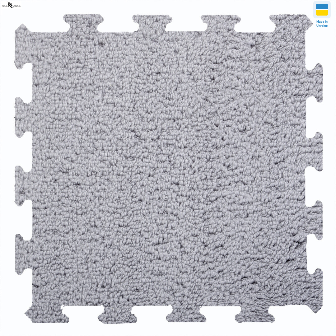 Килимок пазл товщина 2 см (31x31см) 001-11 grey, 12 (One size), <strong>90</strong>
