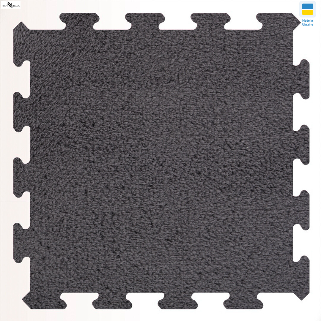 Килимок пазл товщина 2 см (31x31см) 001-12 d.grey, 12 (One size), <strong>90</strong>