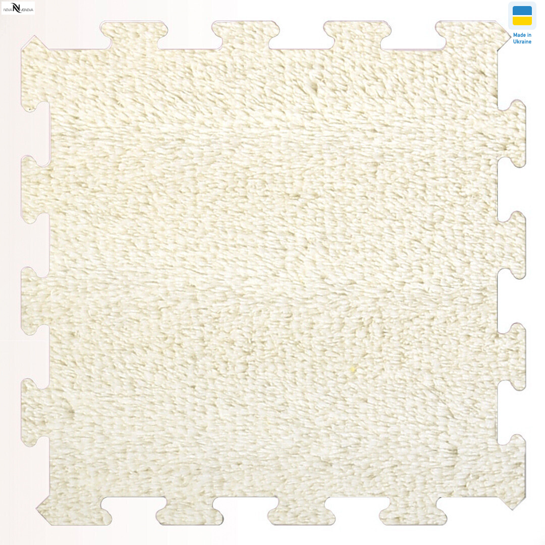 Килимок пазл товщина 2 см (31x31см) 001-13 l.beige, 12 (One size), <strong>90</strong>