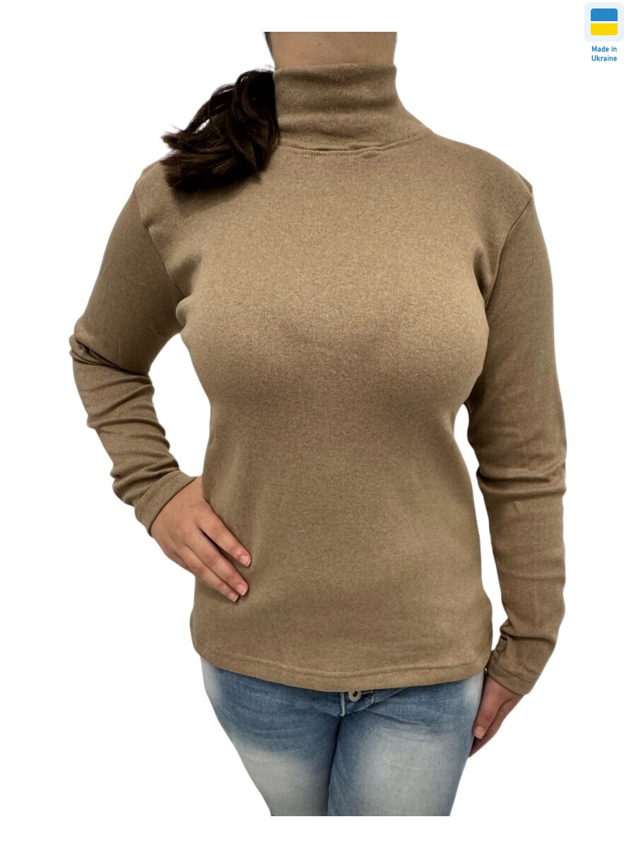 Гольф жіночий коричневий, 6 (S-3XL), <strong>115</strong>, зима