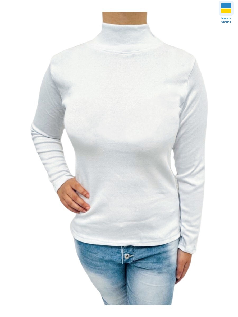 Гольф жіночий білий, 6 (S-3XL), <strong>115</strong>, зима