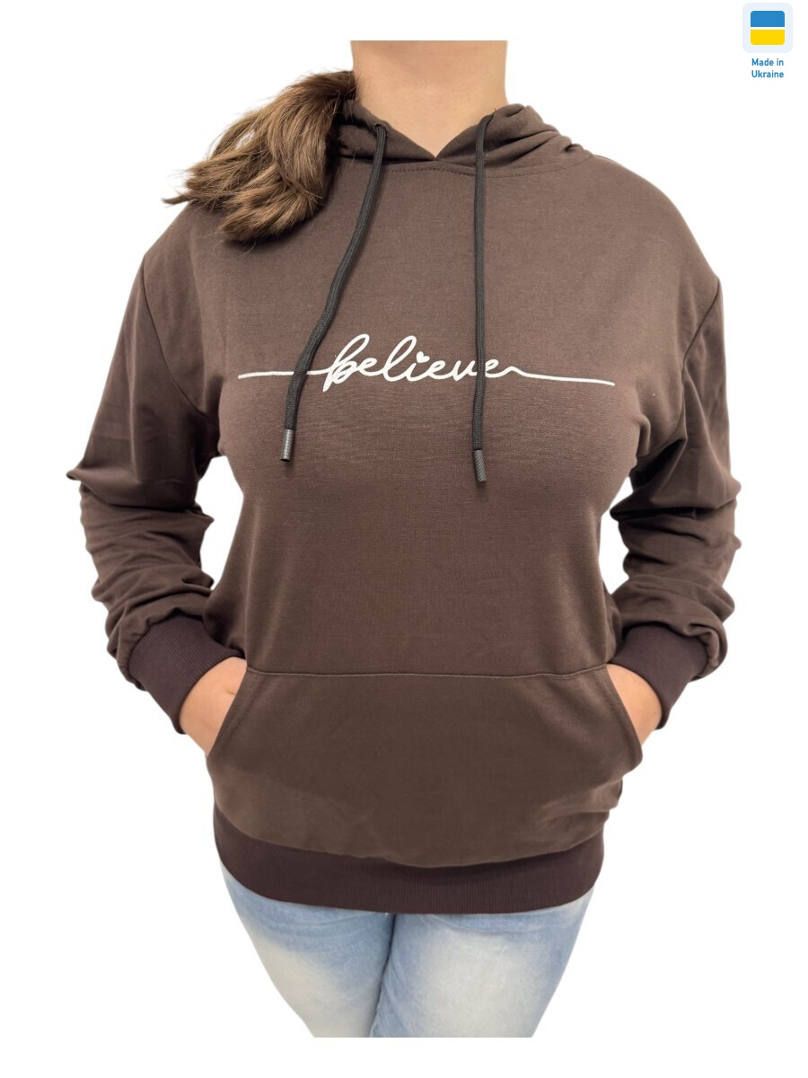 Батнік жіночий коричневий, 4 (48-54), <strong>220</strong>, демісезон