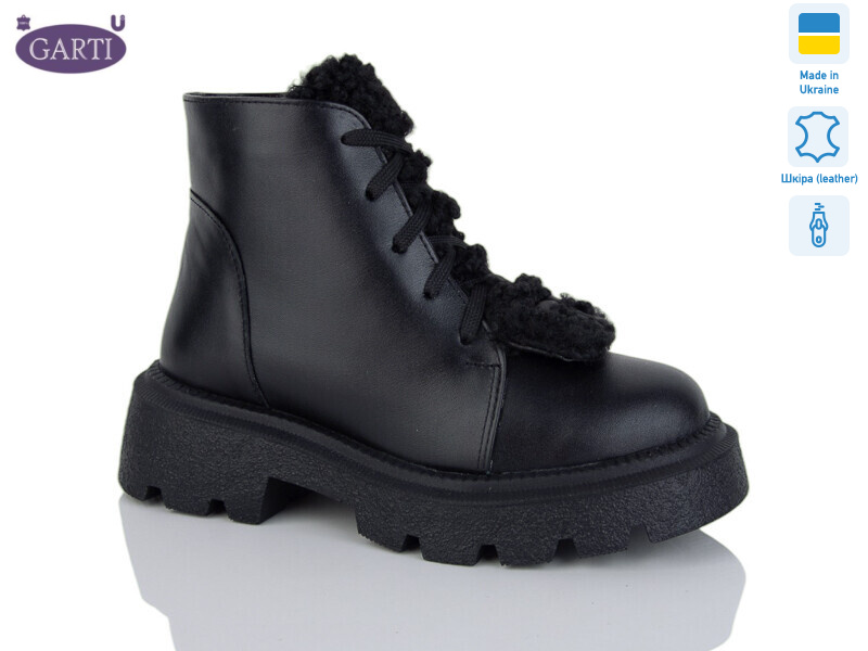 6971 чорна шкіра хутро, 6 (36-40), <strong>1040</strong>, зима