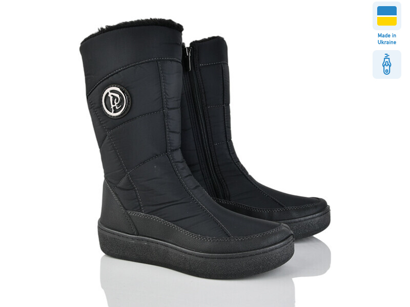 Paolla N274 чорний бежевий, 8 (37-42), <strong>600</strong>, зима