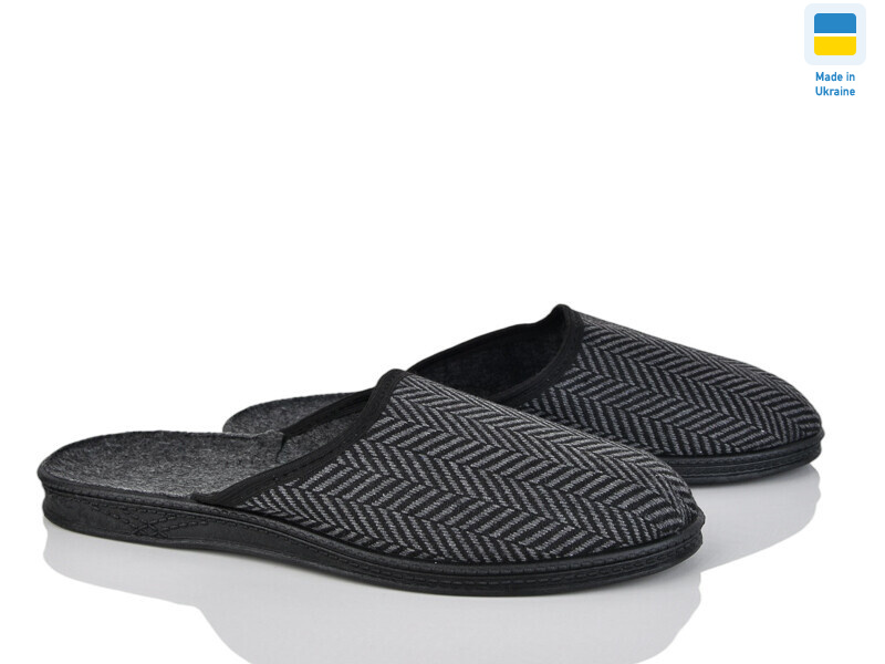 Луцьк чолов. шльопок сірий, 8 (41-46), <strong>120</strong>, демісезон