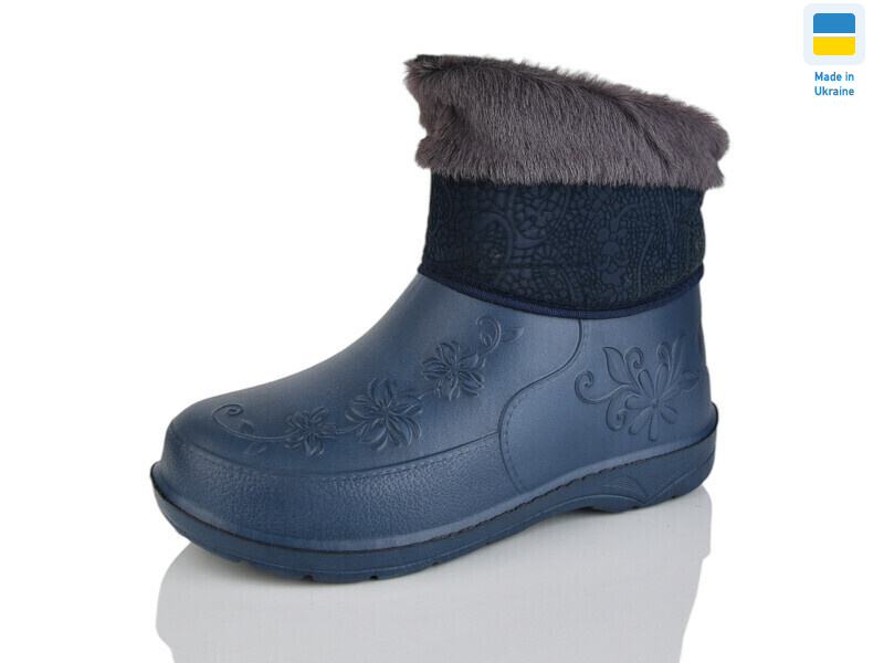 Чобіт жін.опушка т.синій, 8 (38-41), <strong>225</strong>, зима