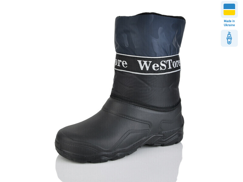 Чобіт жін.замок Westore чорний, 8 (37-41), <strong>260</strong>, зима