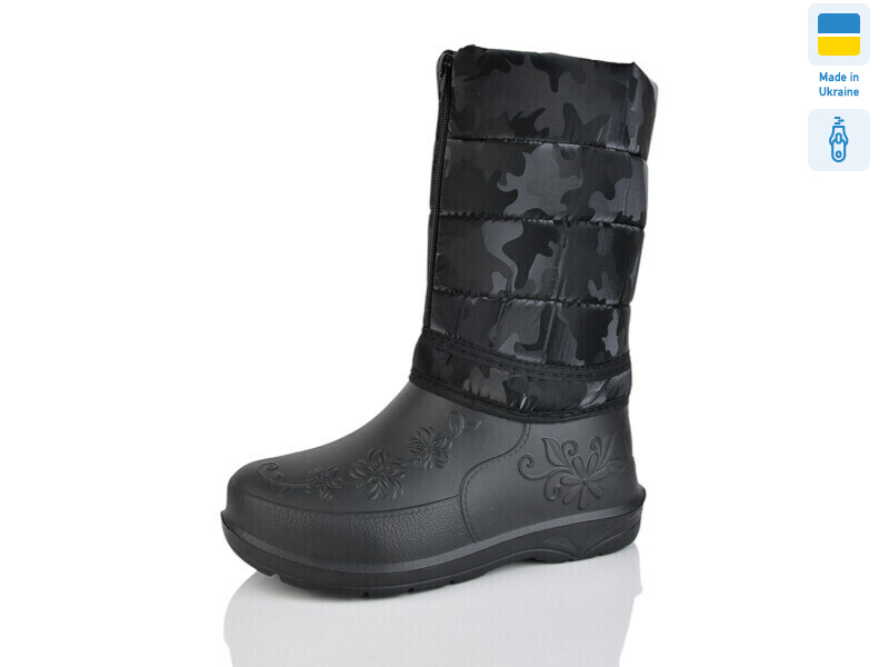 Чобіт жін.3D чорний, 8 (38-41), <strong>265</strong>, зима
