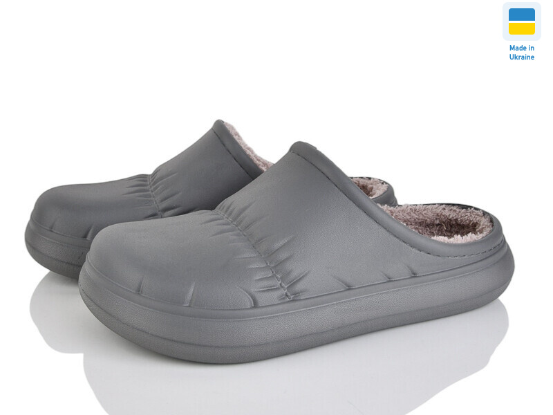 Крок сабо 114 сірий, 6 (36-41), <strong>155</strong>, зима