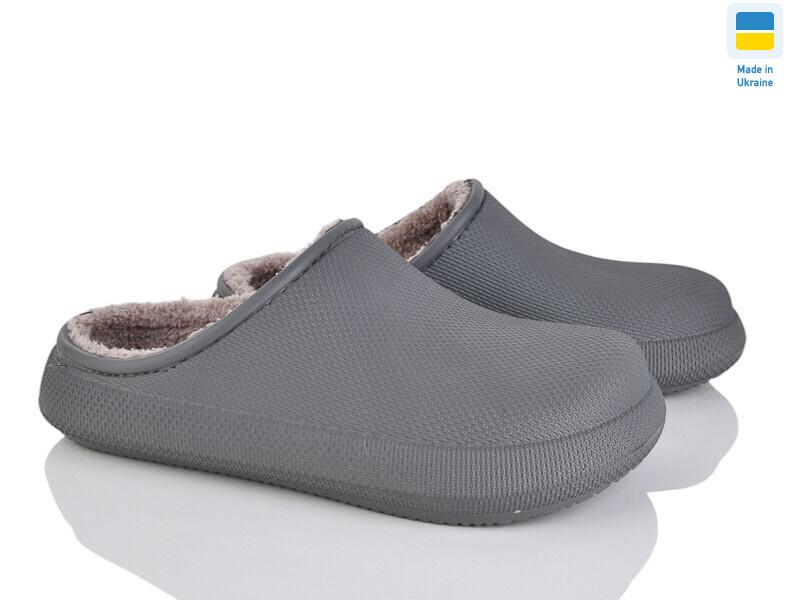 Крок сабо 112 сірий, 6 (36-41), <strong>160</strong>, зима