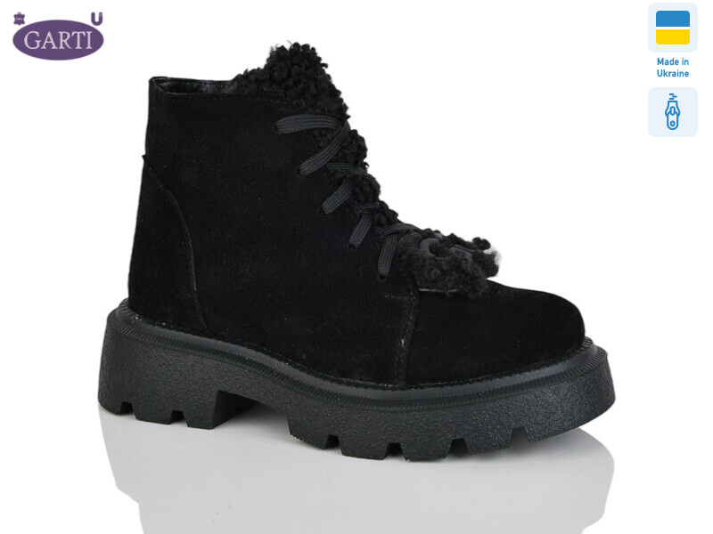 6971 чорний замш хутро, 6 (36-40), <strong>980</strong>, зима