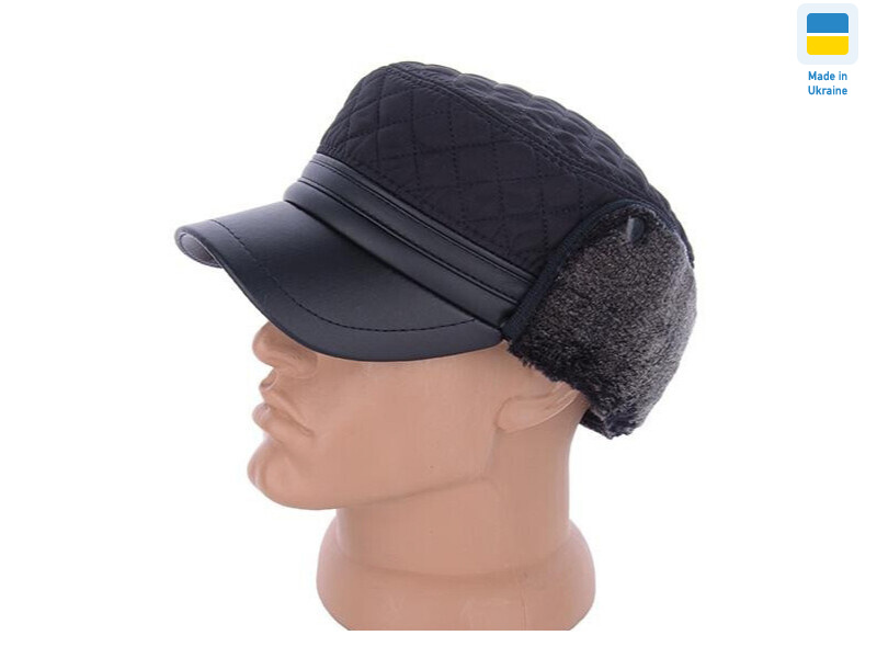 0496 німка зимова вуха хутро чорний, 4 (57-60), <strong>300</strong>, зима